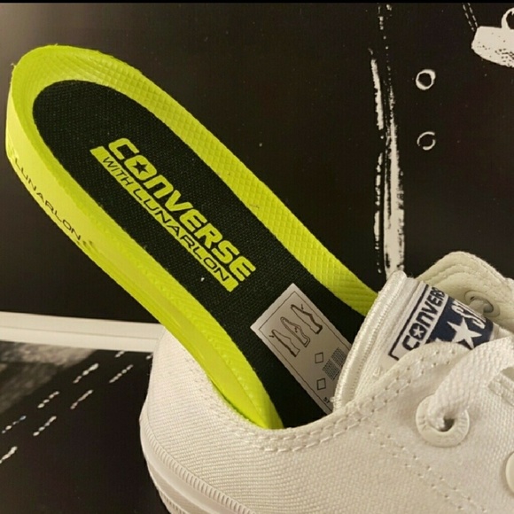 Nike Converse Lunarlon NWT Converse Chuck White Low Top Nike